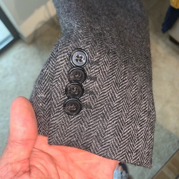 Ralph Polo Lauren Dark Grey Wool Blazer/Sport Coat FREE SHIPPING